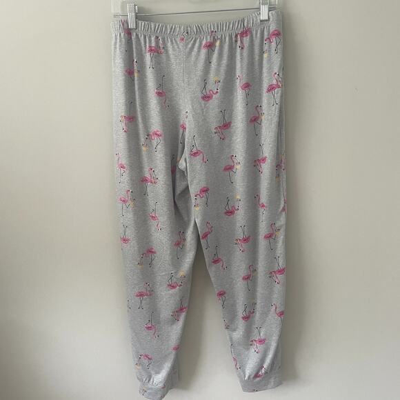 Sweet Treasures Flamingo Print Cozy Women's Pajama Sz M 8-10 - Picture 6 of 9